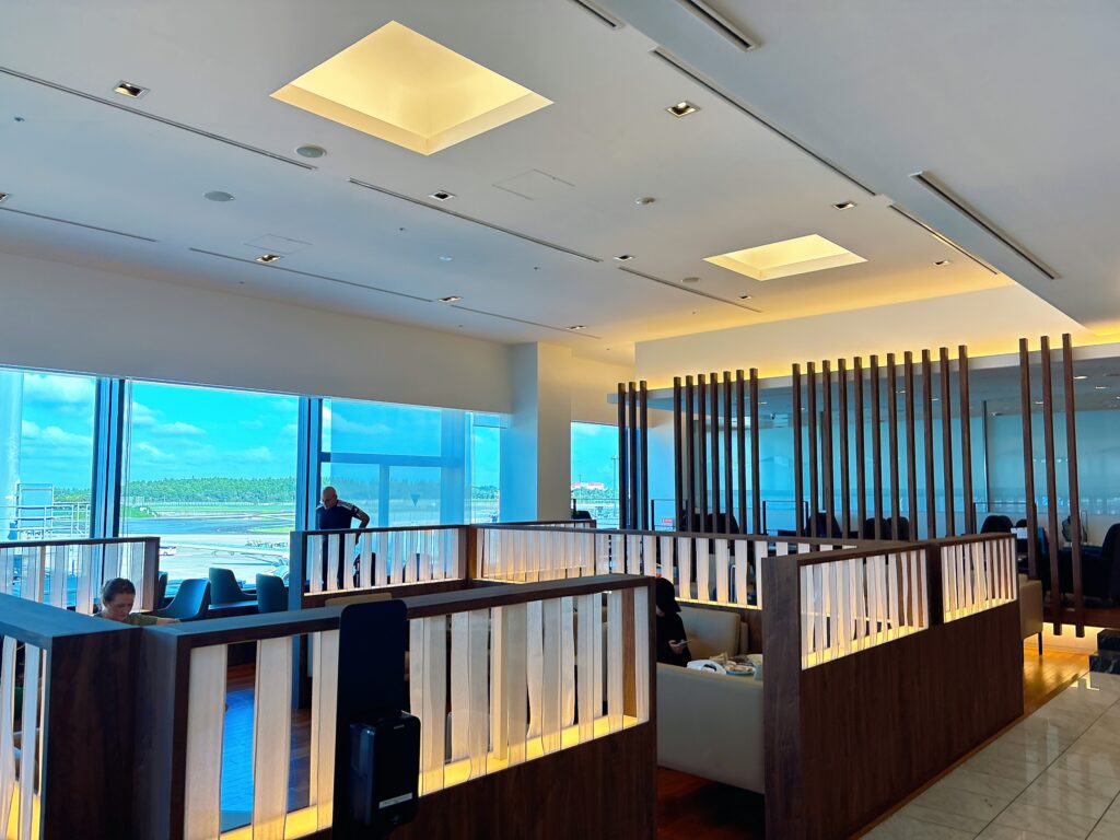 成田空港ターキッシュエアウェイズのラウンジ
