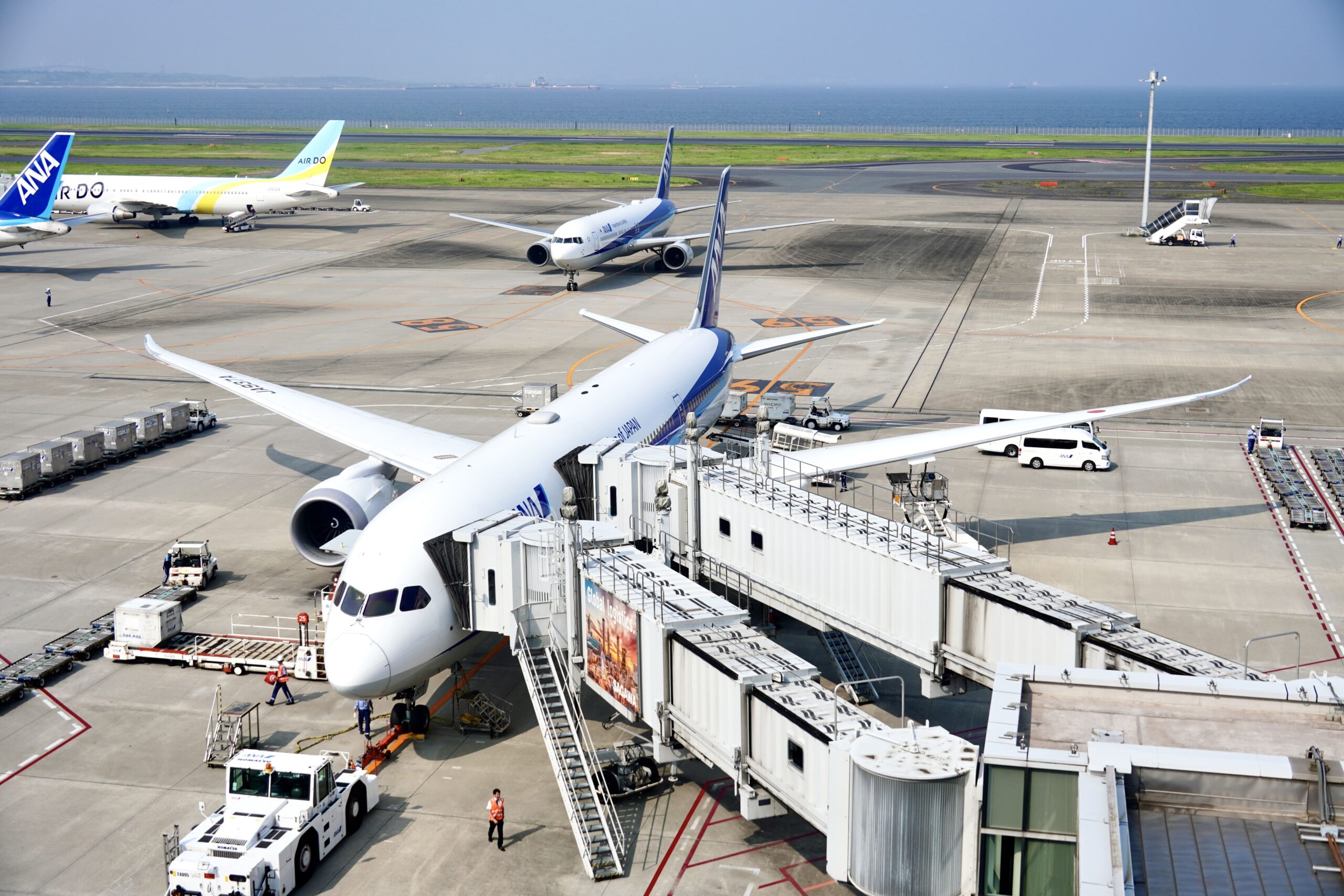 羽田空港の様子