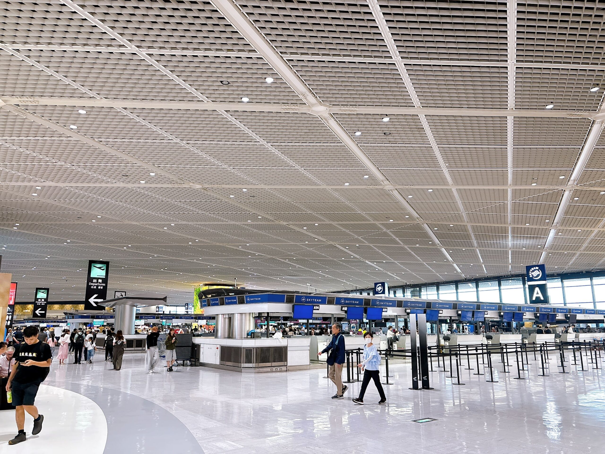 成田空港内の様子