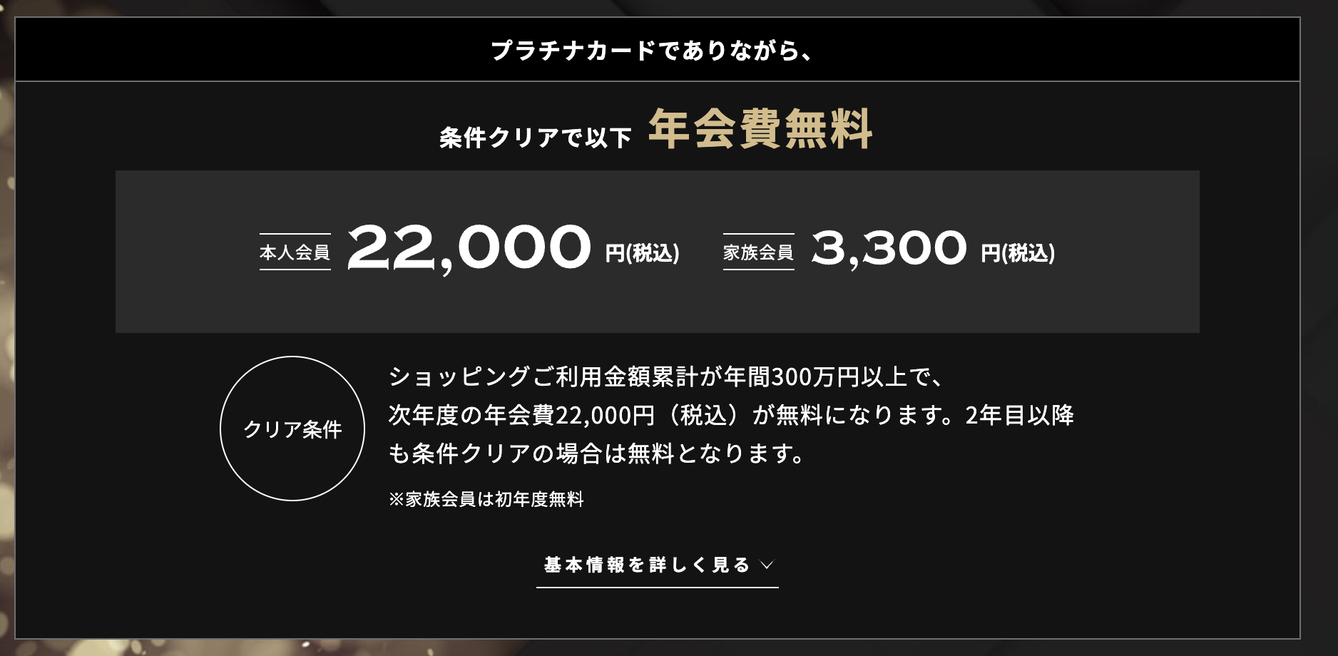 アポロステーションプレミアムの年会費免除