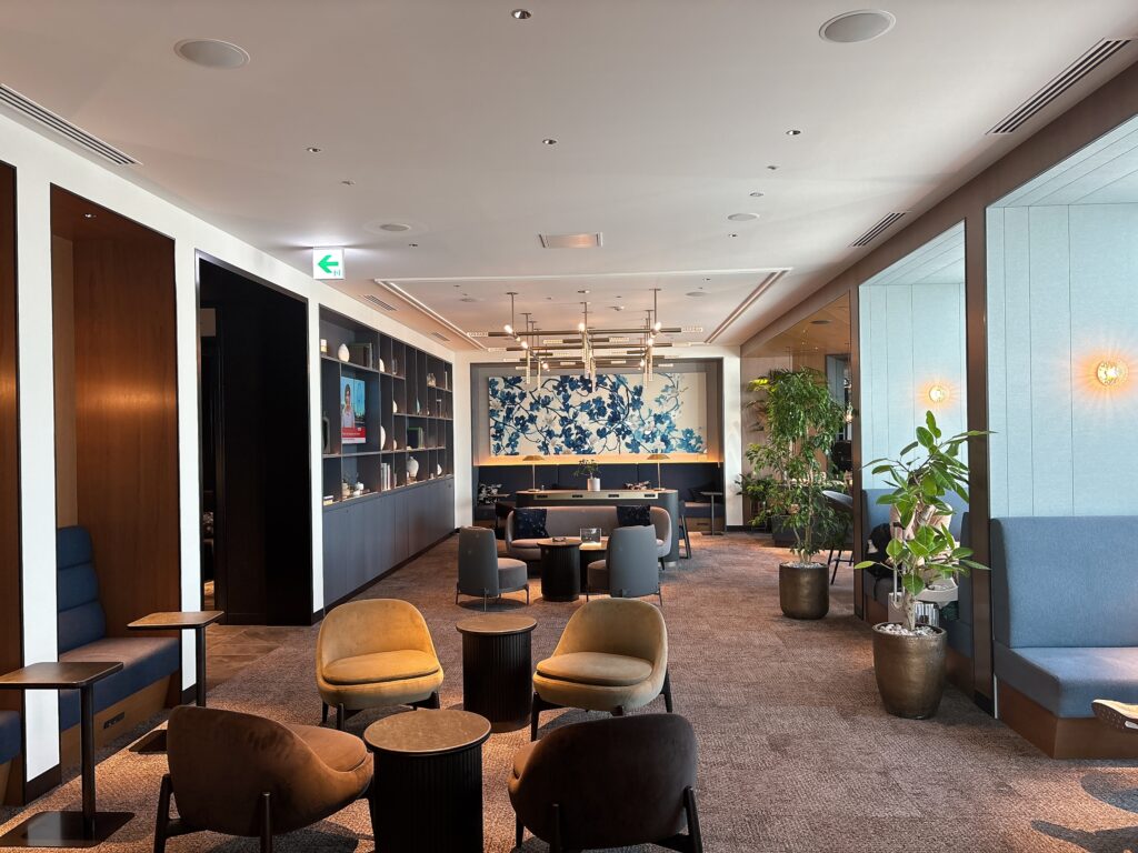 センチュリオンラウンジの内観の様子