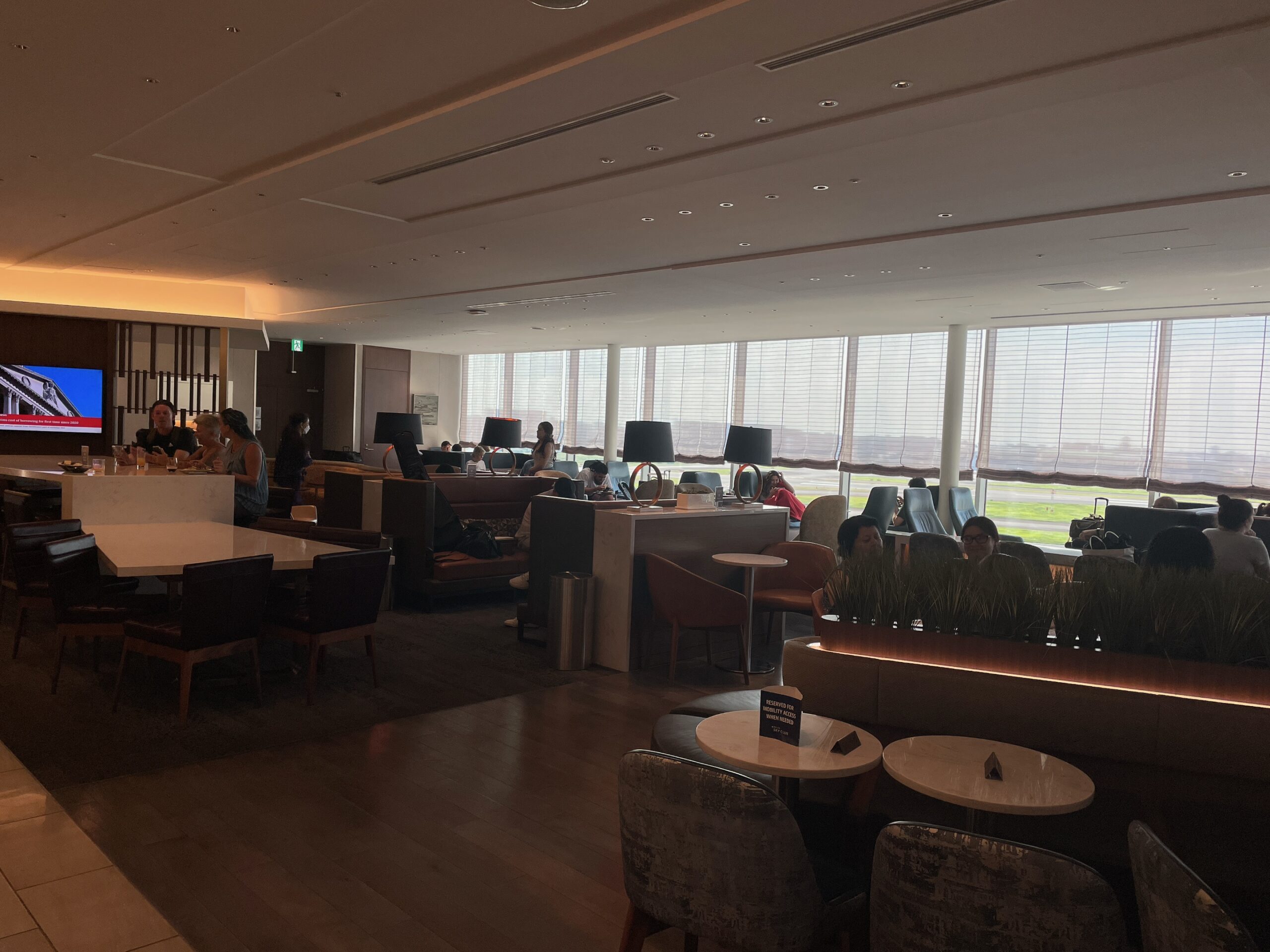 羽田空港第3ターミナル内にあるデルタスカイクラブ