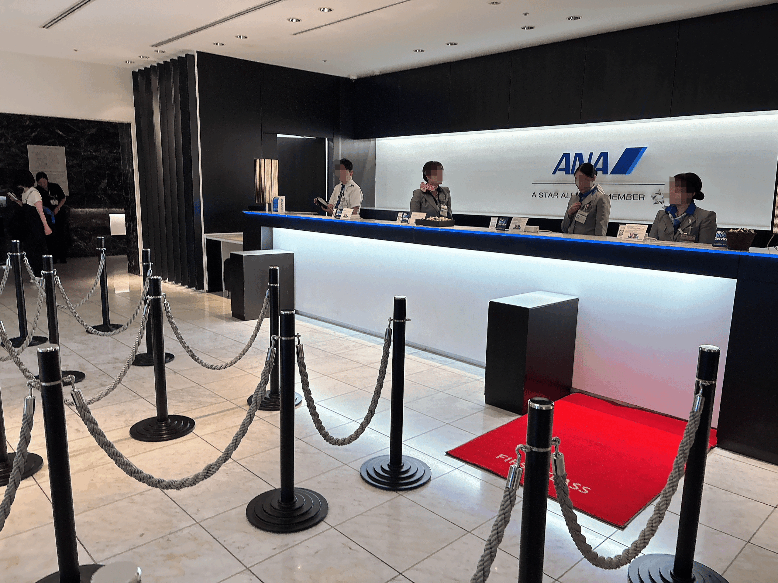 成田空港のANAラウンジ