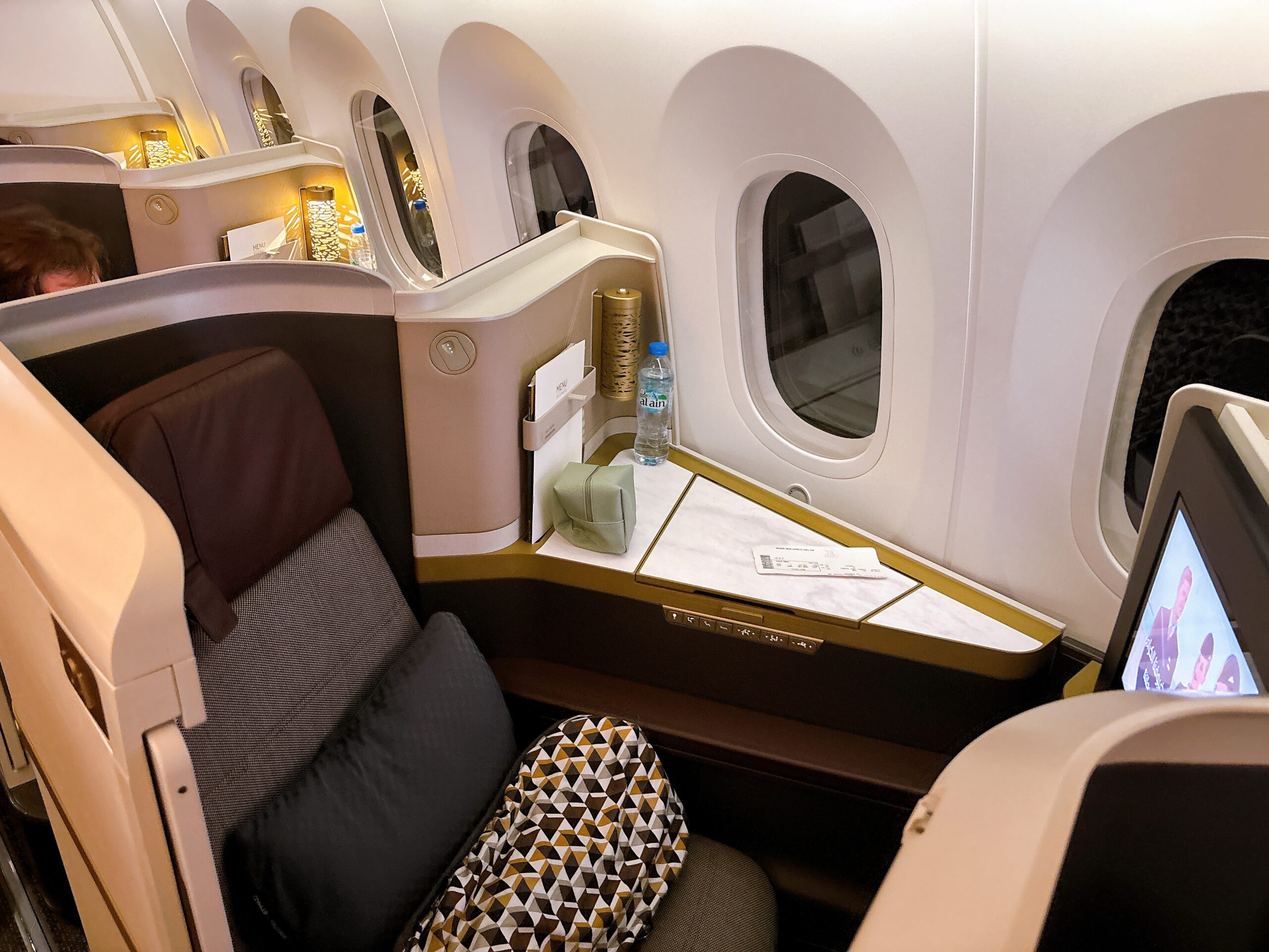 エティハド航空のビジネスクラス