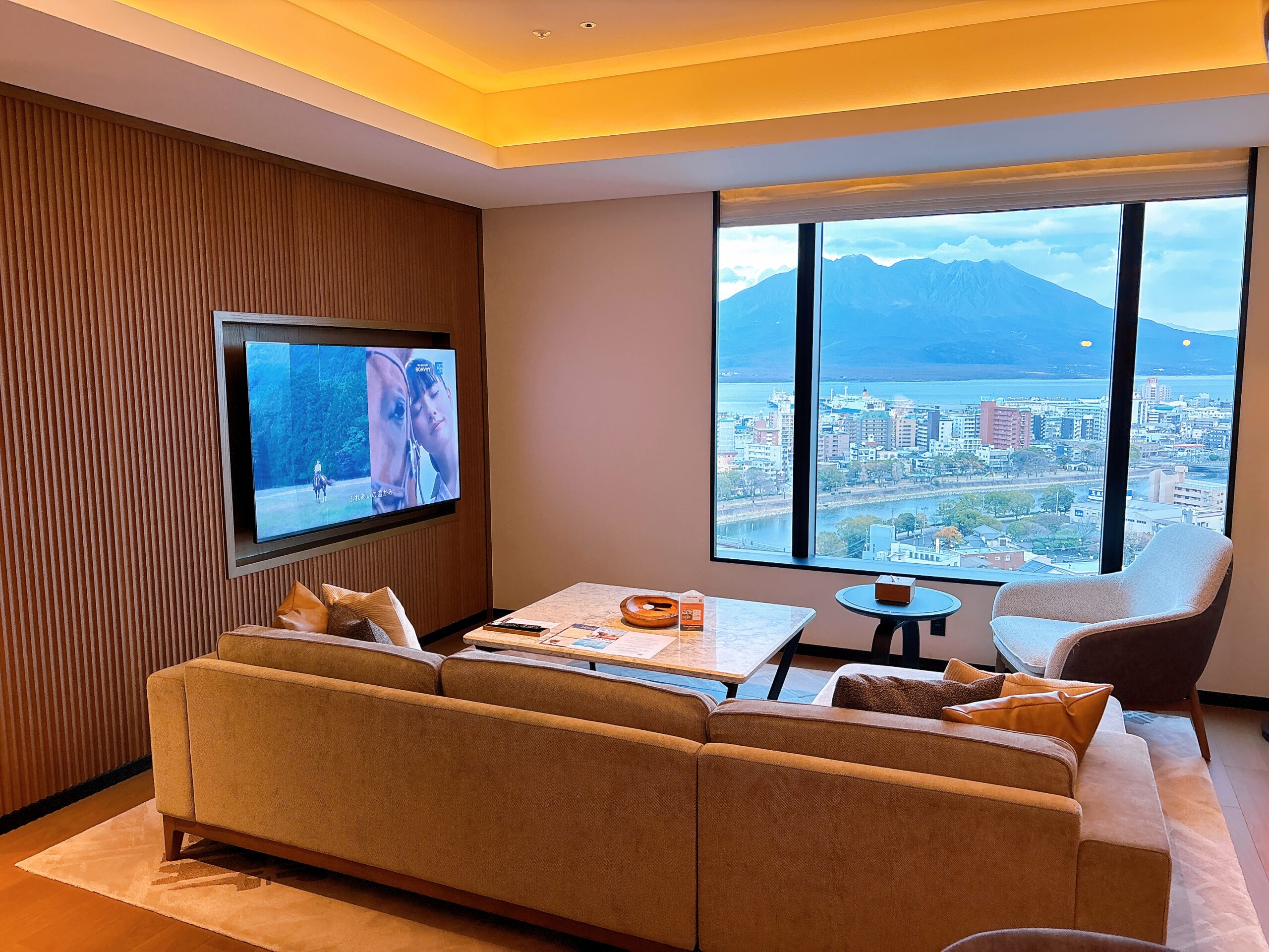 シェラトン鹿児島の桜島スイート