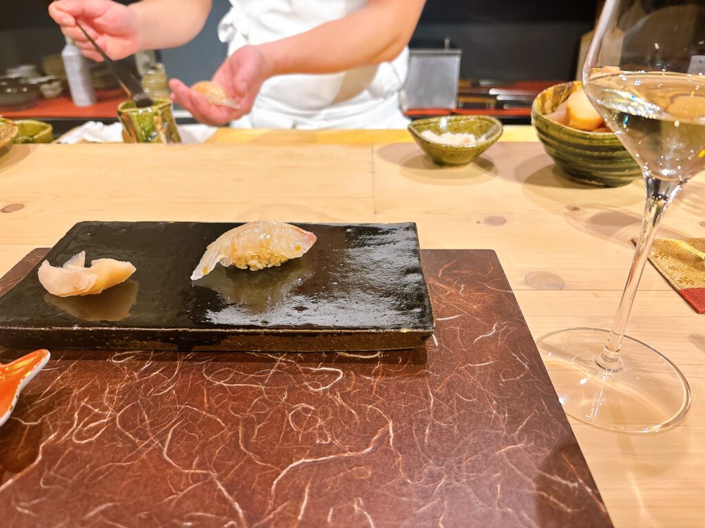 高級レストランの例