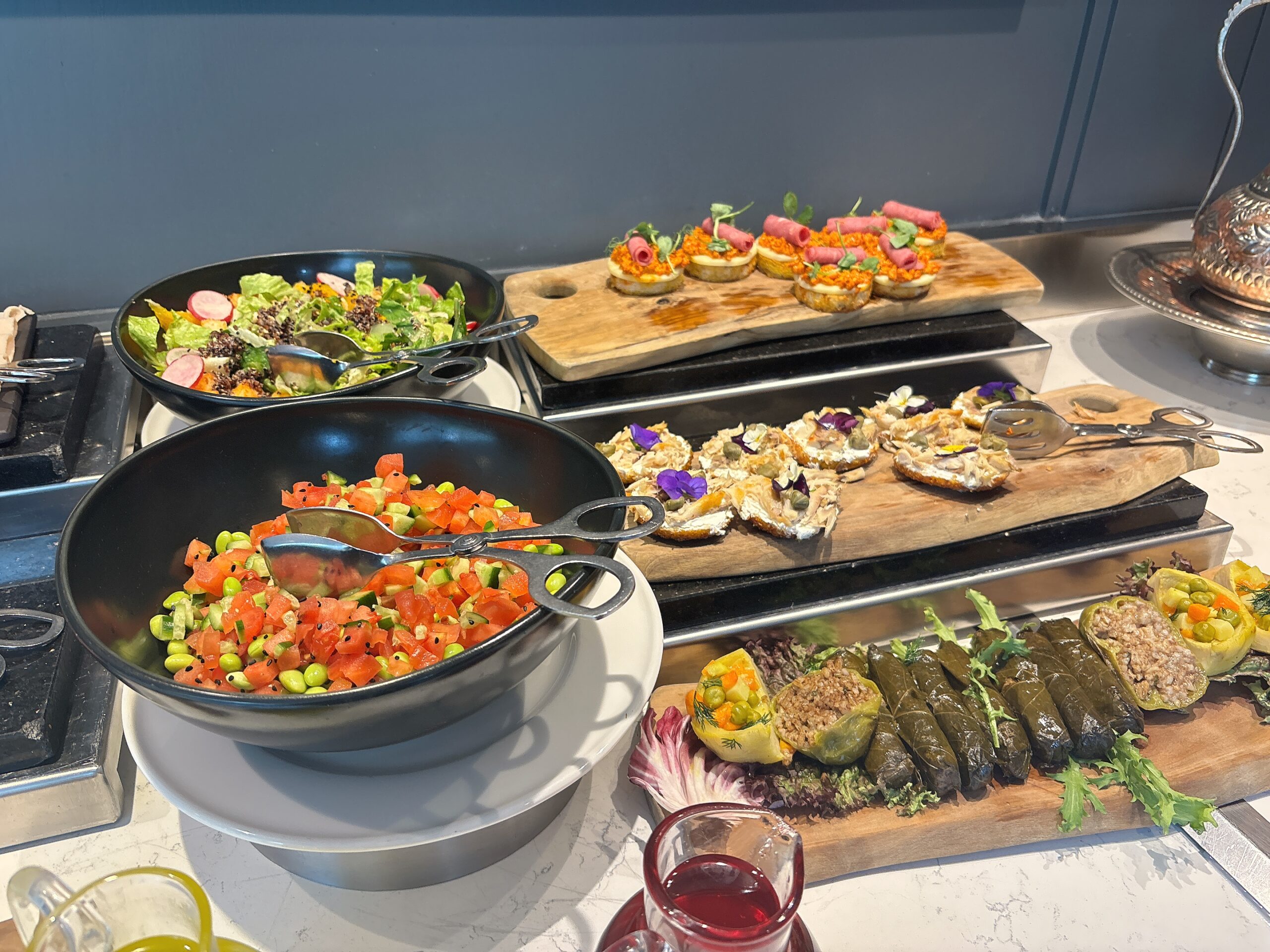 シェラトンイスタンブールシティセンターのクラブラウンジのカクテルタイム