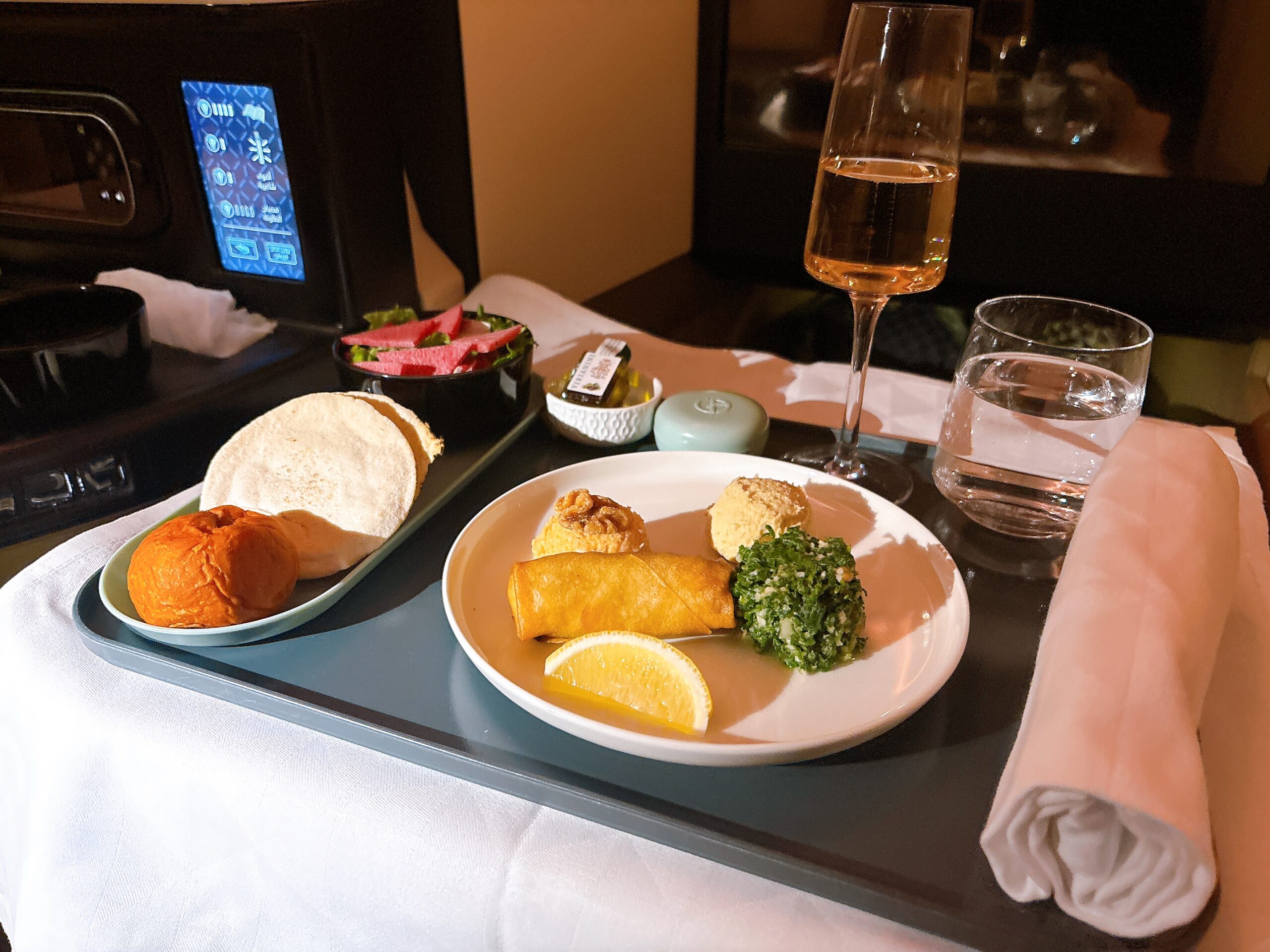 エティハド航空の機内食