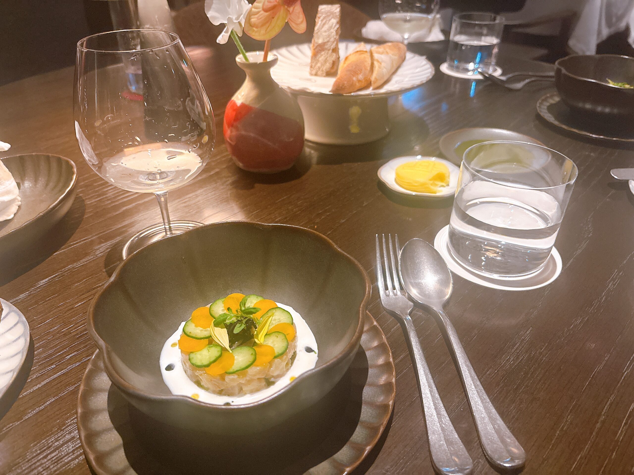 ルプリスティン東京の前菜メニュー