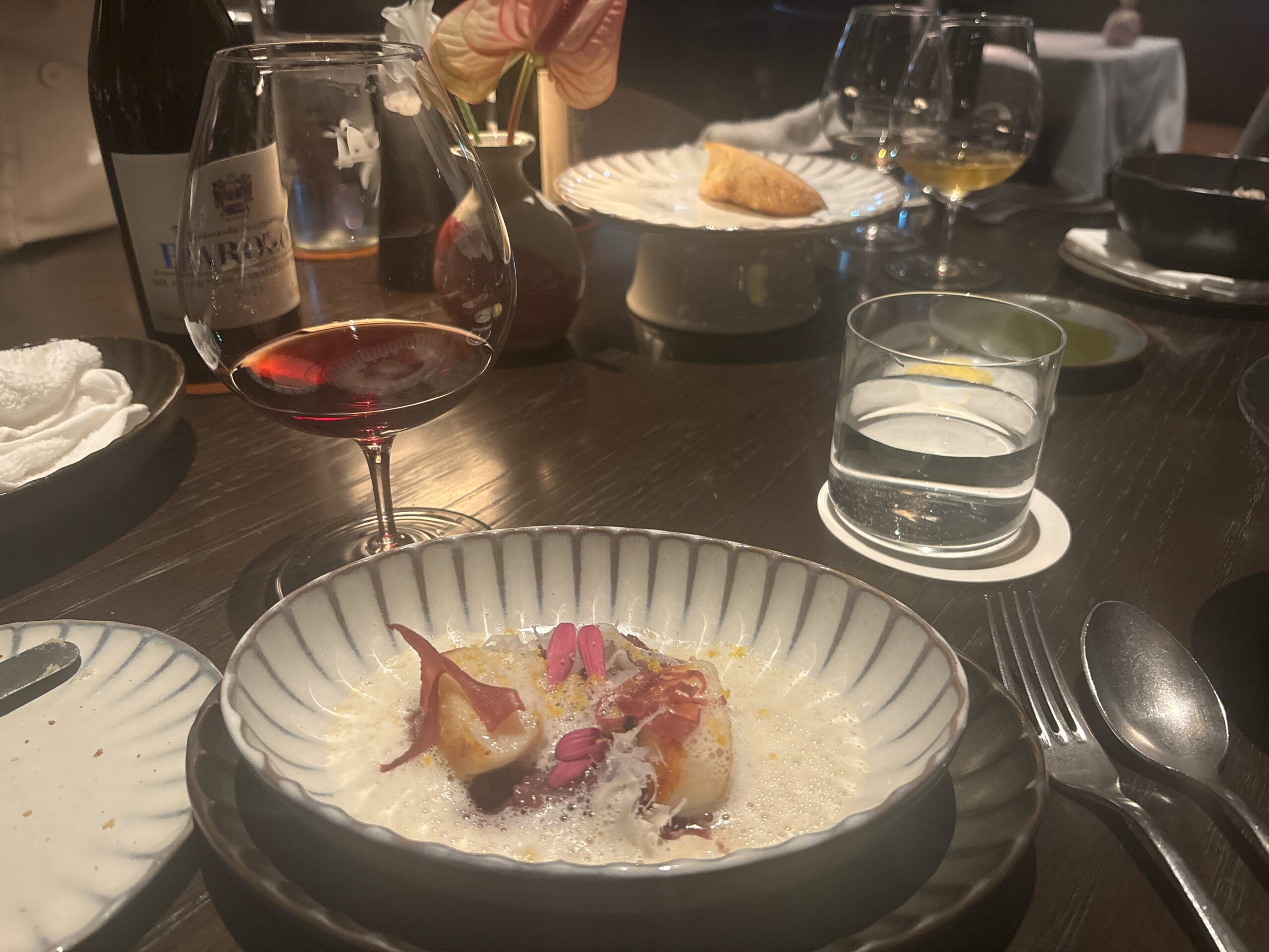 ルプリスティン東京のコースディナー