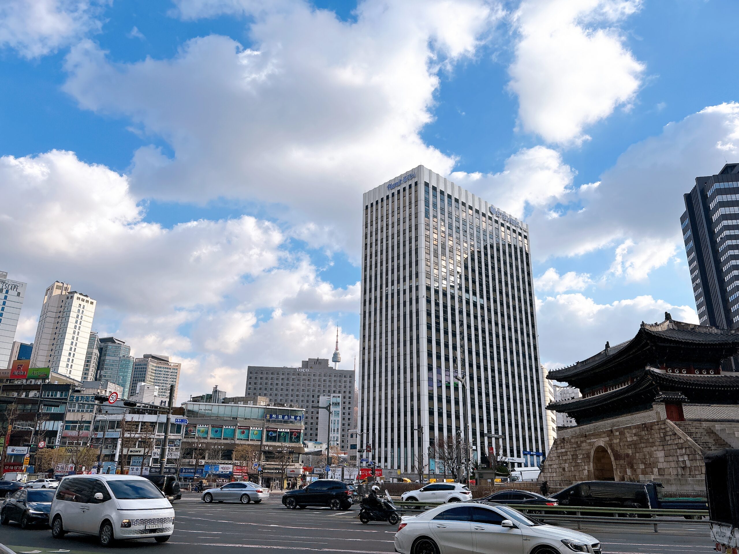 ソウル市内の街並み