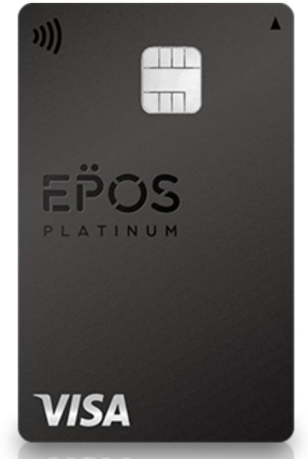 エポスプラチナカードの券面