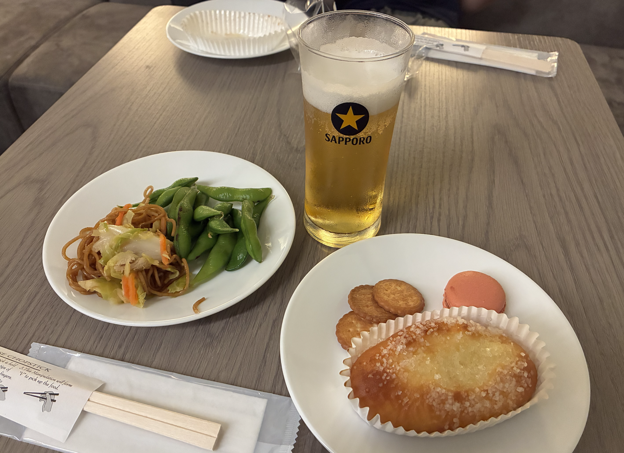 Sky lounge Southで実際に食べたラウンジご飯