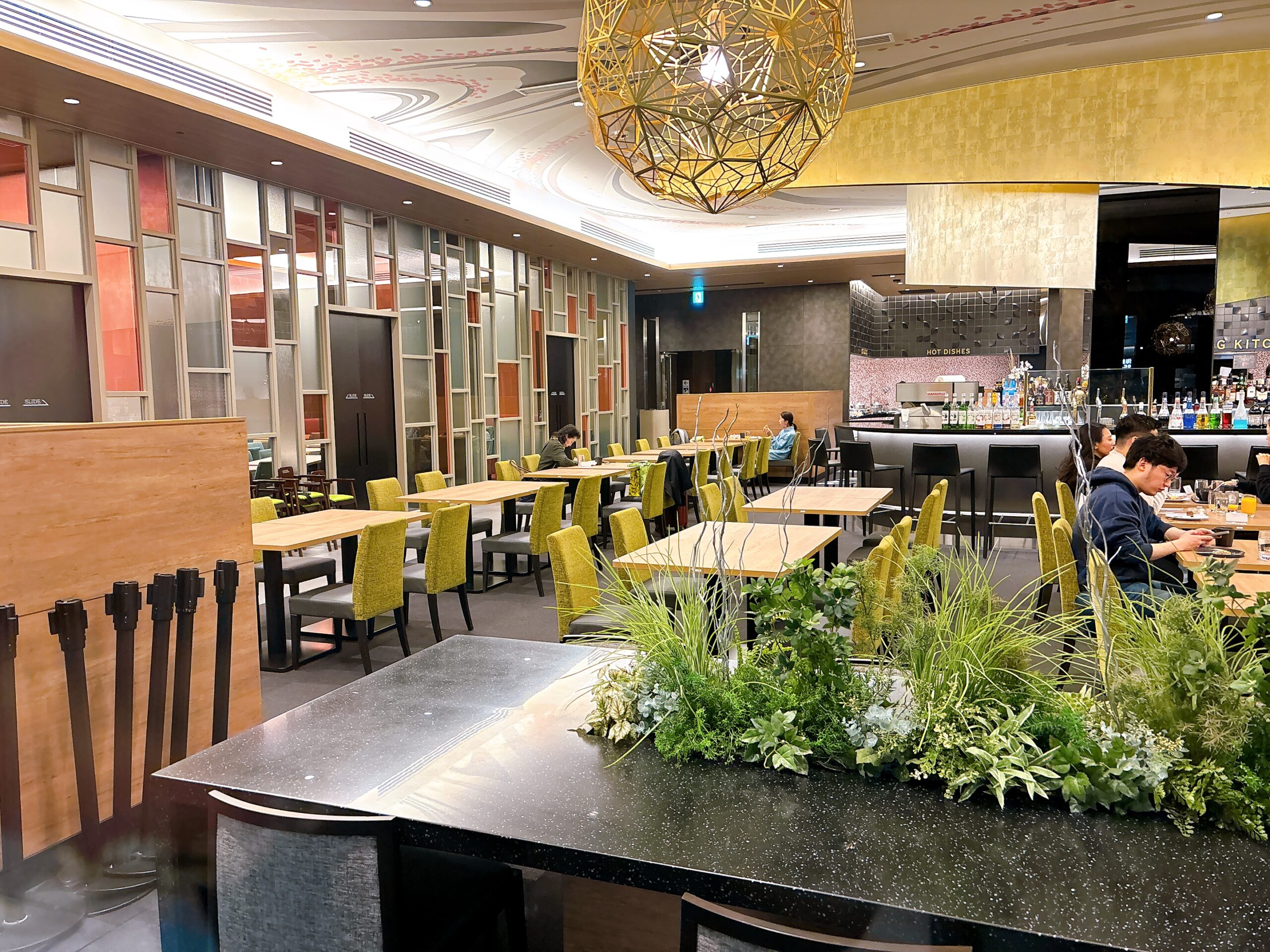 All Day Dining Grande Aileの店内の様子