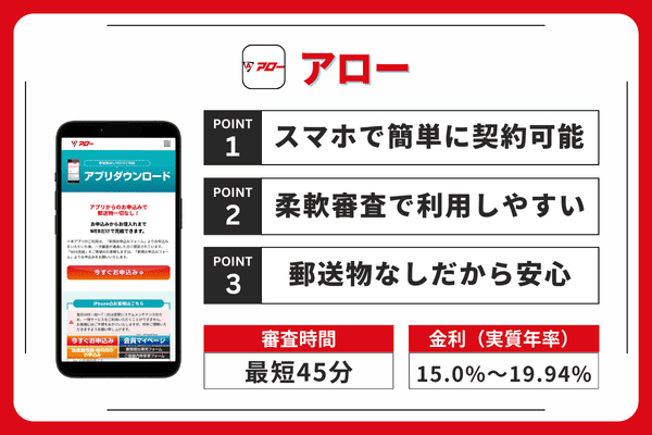 アローのポイントまとめ