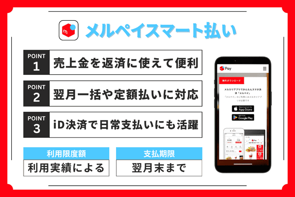 メルペイスマート払いのポイントまとめ