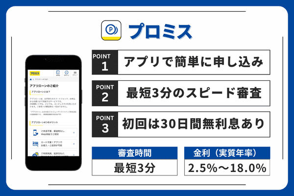 プロミスのポイントまとめ